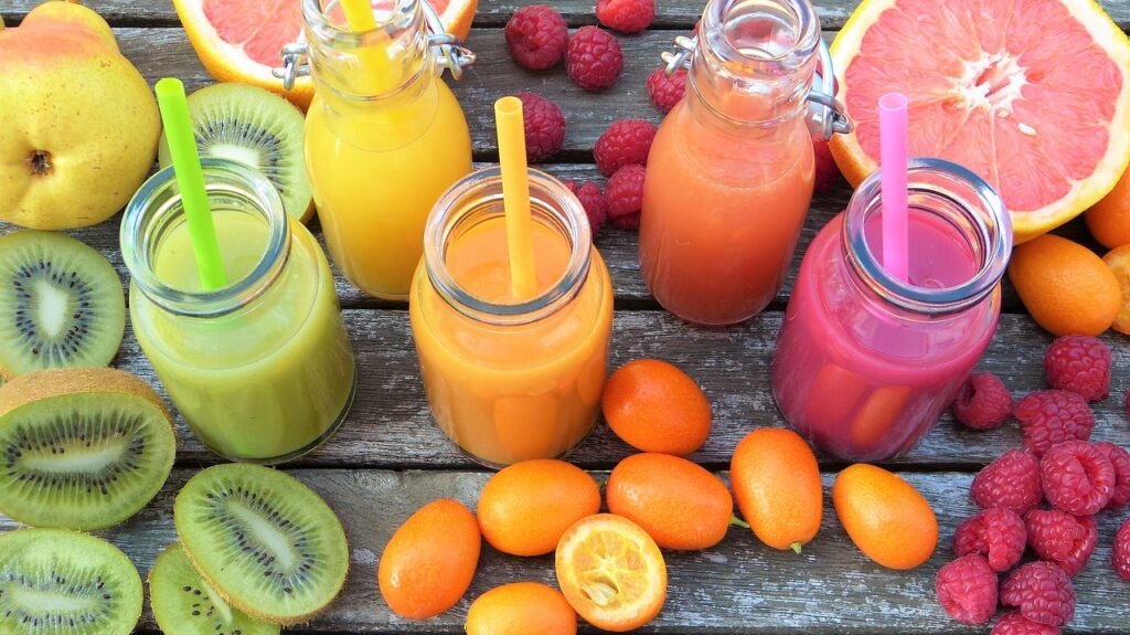 smoothies met vers fruit